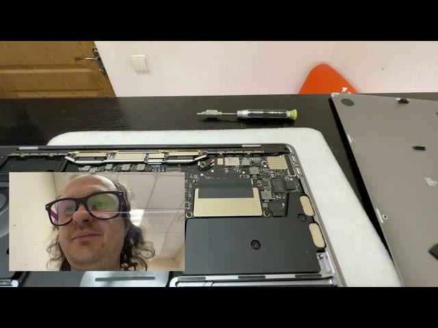 Будни Remontapple MacBook Pro 13 Mid 2017 A1708 оказался залитым но работает 