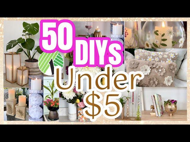 50 DOLLAR TREE DIYS UNDER $5 DOLLARS!