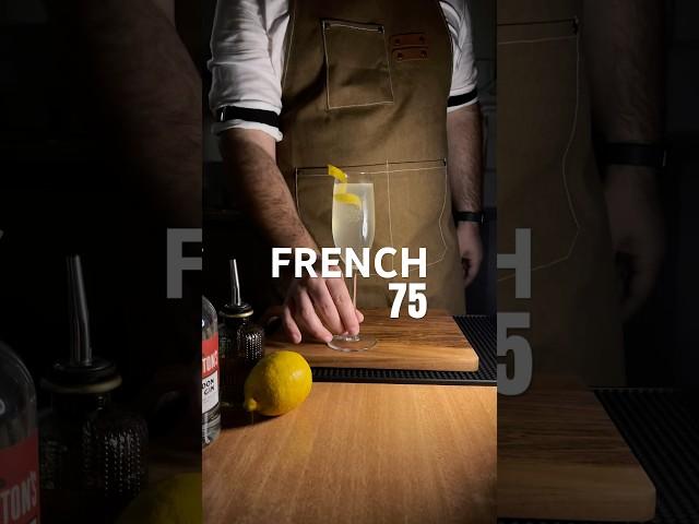 French 75 cocktail and the history behind it | #shorts #cocktail #drink #recipe