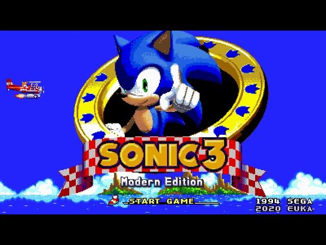 Sonic 3 A.I.R: Modern Edition (v5 Update)  Full Game Playthrough (1080p/60fps)