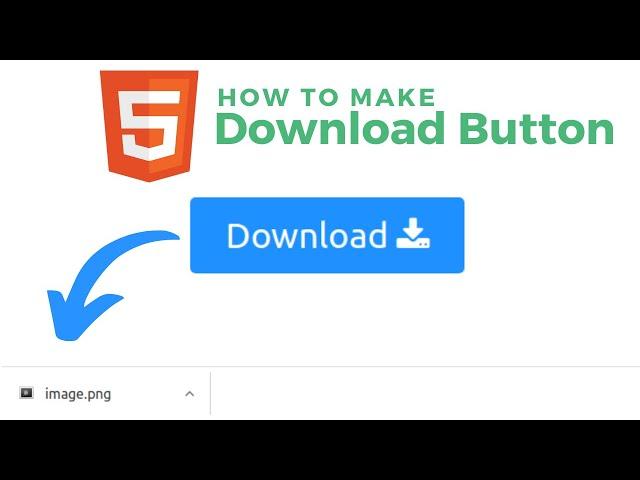 Download image on button click in HTML || Download button html