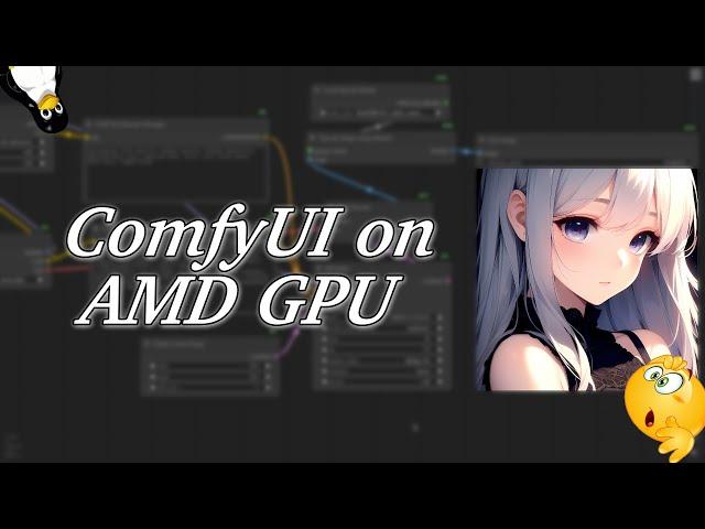 Install ComfyUI for AMD GPU (6000 and 7000 series) on Linux - Faster than webUI