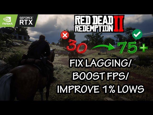 REMOVE STUTTERING/LAGGING/FPS DROPS - EASY FIX - RED DEAD REDEMPTION 2!