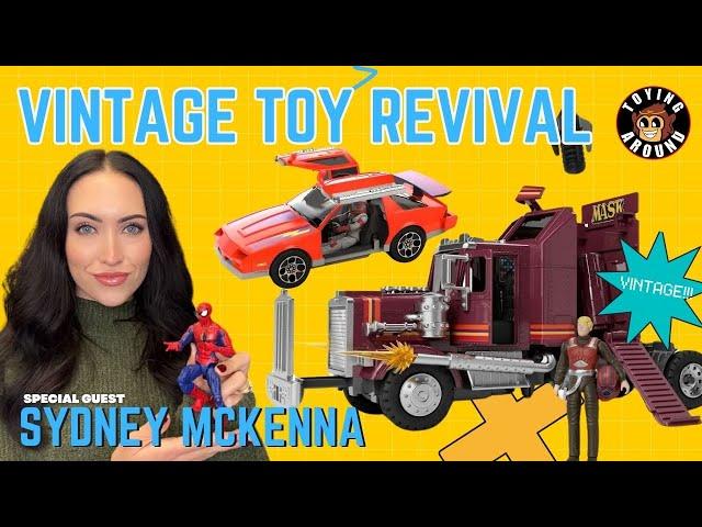 Figure collecting, MASK rewind, & an unboxing with Sydney McKenna!! Vintage Toy Revival