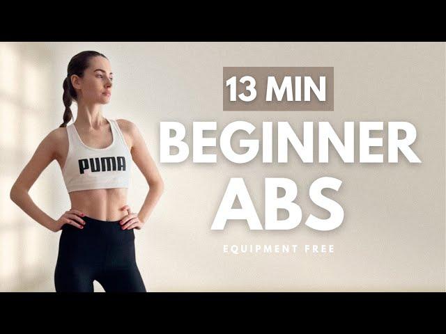 13 MIN ABS WORKOUT FOR BEGINNERS| No Equipment