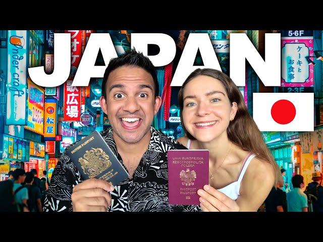 FIRST TIME in JAPAN  We Can't Believe We Are In Tokyo!