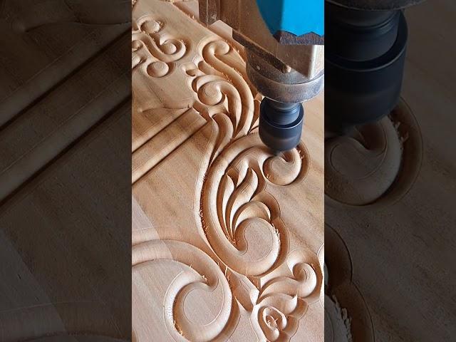 CNC Router Top wooden Door Design #shorts #beddesign