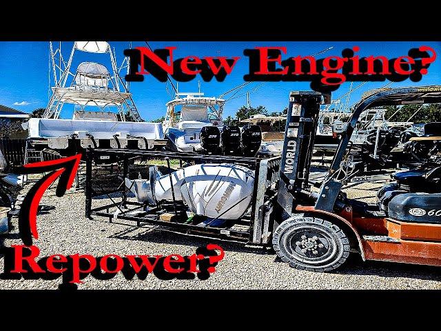 Is A NEW Boat ENGINE Worth It? Re-Power COST & Process!