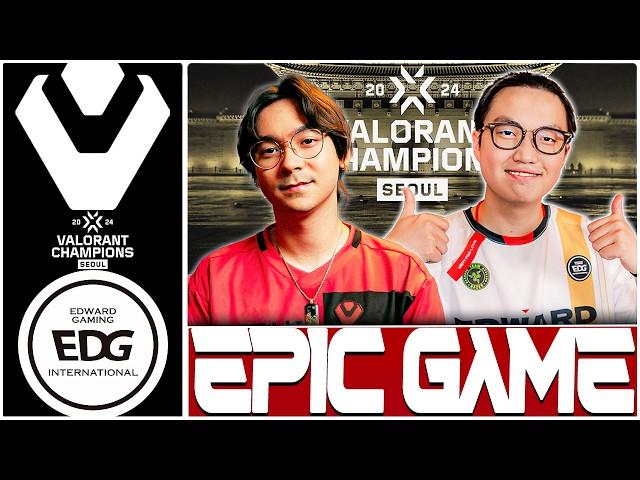 TenZ vs ZMJJKK in EPIC SEMIFINAL! EDG vs Sentinels - VCT Champions Seoul 2024 | VALORANT