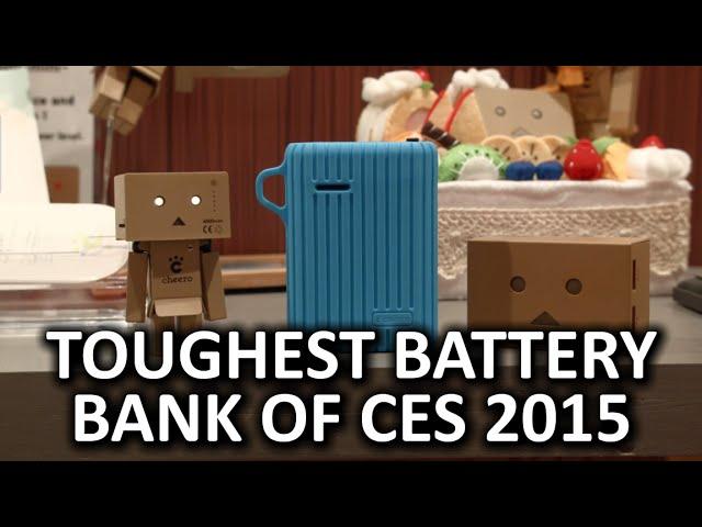 Google Ingress Charger and Waterproof Battery Bank - Cheero Booth - CES 2015