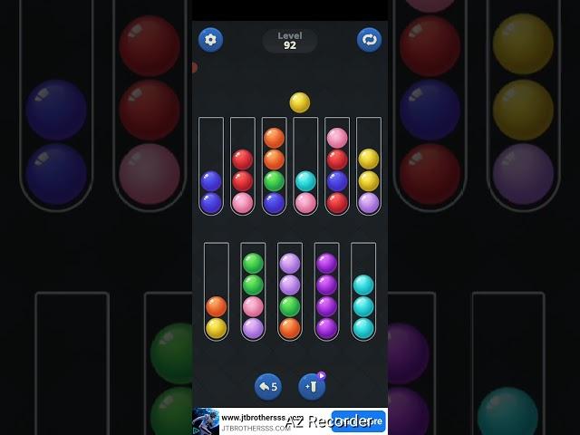 Game:Ball Sort iq Puzzle Level 92 