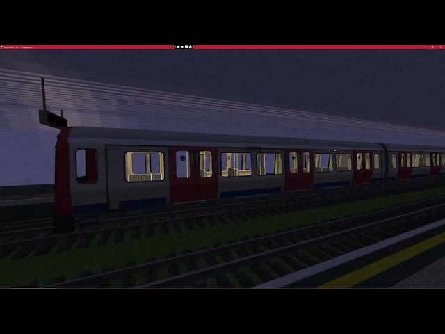 london underground s8 stock metropolitan line in minecraft