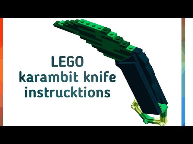 LEGO karambit knife instructions (KARAMBIT)