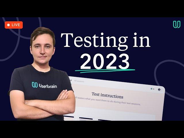 How to Get Started with User Testing in 2023 | Live Webinar