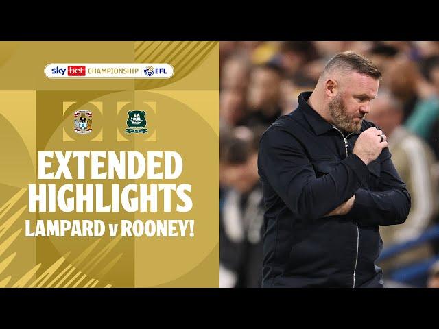 LAMPARD  ROONEY | Coventry City v Plymouth Argyle extended highlights