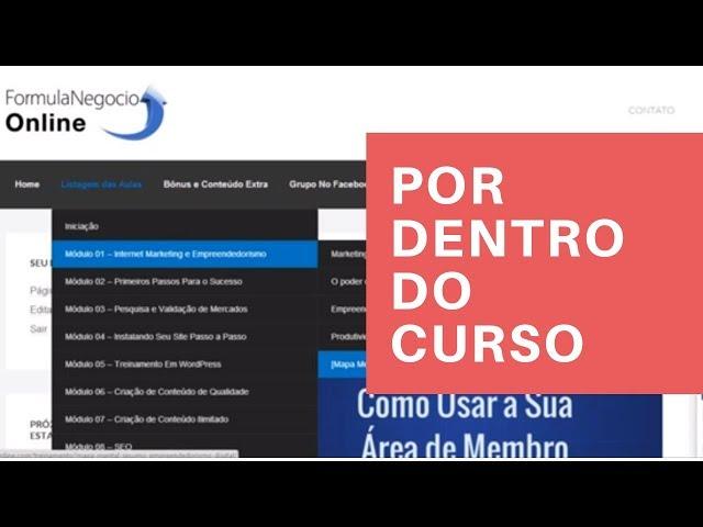 POR DENTRO DO FÓRMULA NEGÓCIO ONLINE 2019 Alex Vargas [FNO POR DENTRO, O QUE TEM?]