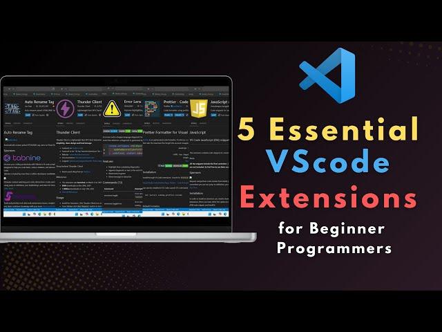 5 Essential VS Code Extensions for Beginner Programmers | Boost Your Coding Skills Fast!