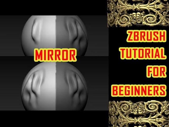 zbrush mirror|zbrush jewelry tutorial| zbrush hindi tutorial