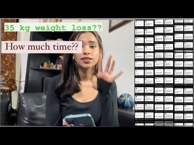 How i lost 35kgs in 7 months| answering your questions| VAANYA BADOLA| #weightlossjourney