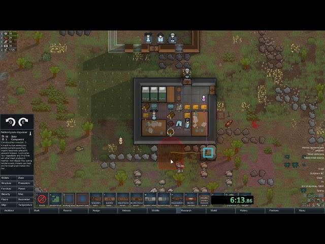 RimWorld Speed Run - Escape Build Any % B19 - 2hr 53min