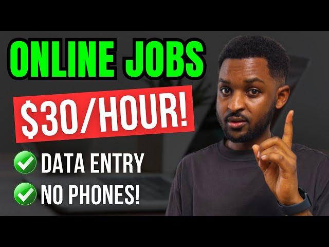 EARN $30/Hr! Online DATA ENTRY Jobs For Beginners | Work From Home 2023