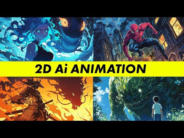 Incredible Ai Video UPDATE for 2D Animation in Hailuo! - Compared with Kling, Vidu, Luma