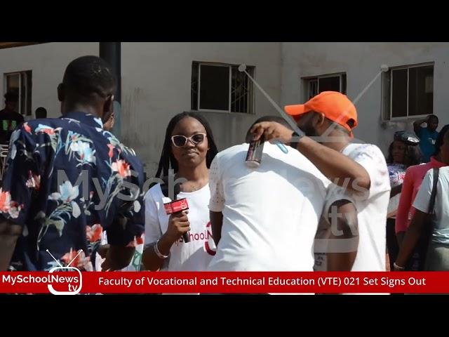 Final Year Students of VTE 021 set Signs out