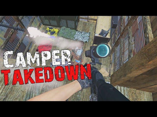 CAMPER BASE RAID  I Rearmed I DayZ Standalone Stream Highlight #18  #dayz