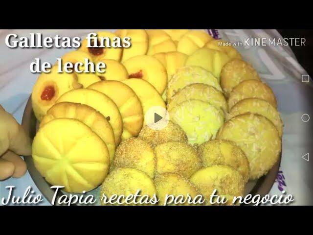 Galleta fina de leche receta tipo pastiseta