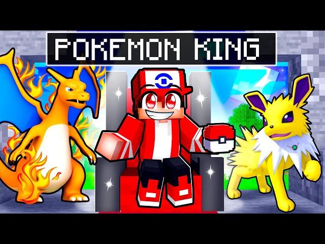 Playing As POKEMON KING in MINECRAFT