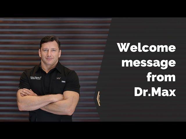 Hair By Dr. Max, Restoration Center - WELCOME MESSAGE FROM DR. MAX