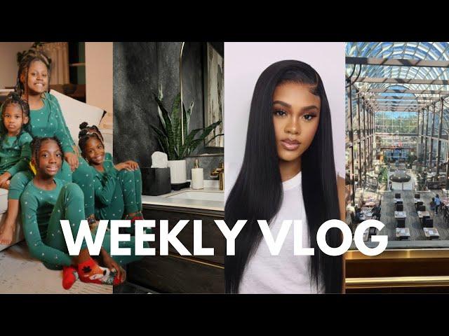 WEEKLY VLOG! Guess who's back? Jamaica  + Cleaning for Christmas decor + cooking + mom life