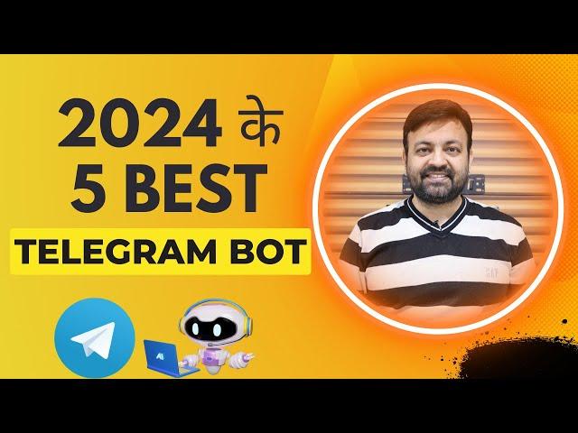 Top 5 Latest Telegram Bot | New Best Telegram Bot 2024 | @technovedant