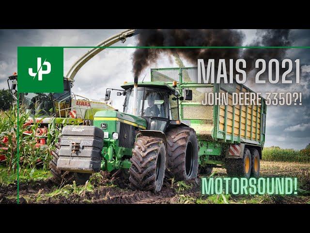 John Deere 3350 im Mais 2021! Soundvideo!! || JP Agrar