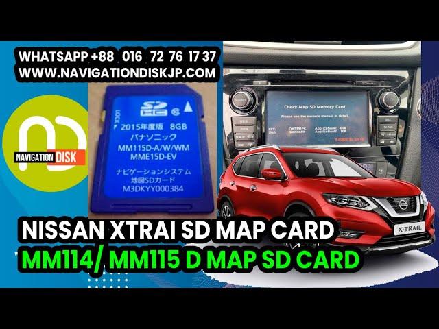 NISSAN MM114-W Radio English SD Map Card | MM112, MM113, MM14, MM115,