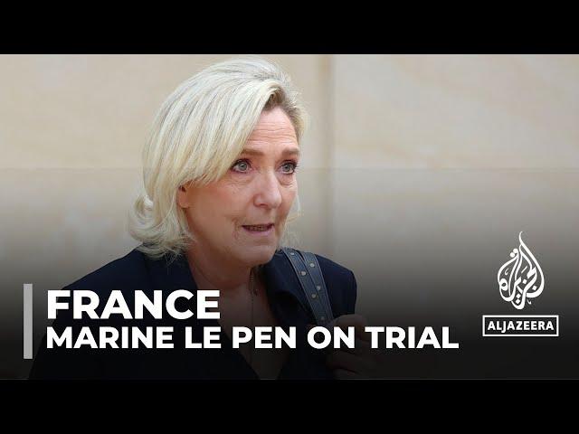 France’s Le Pen and far-right party on trial for alleged EU funds abuse