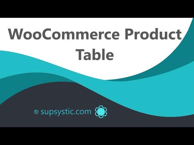 Data Tables WooCommerce Product Table addon