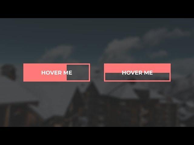 Awesome Hover Effect on Buttons Using HTML & CSS