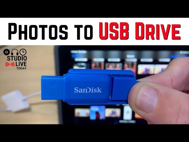 Export photos to USB drive from iPhone/iPad