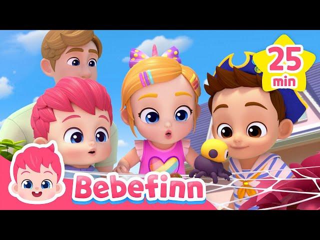 Eensy Weensy Spider Went Into The House!  | Bebefinn Compilation | Nursery Rhymes&Kids Songs