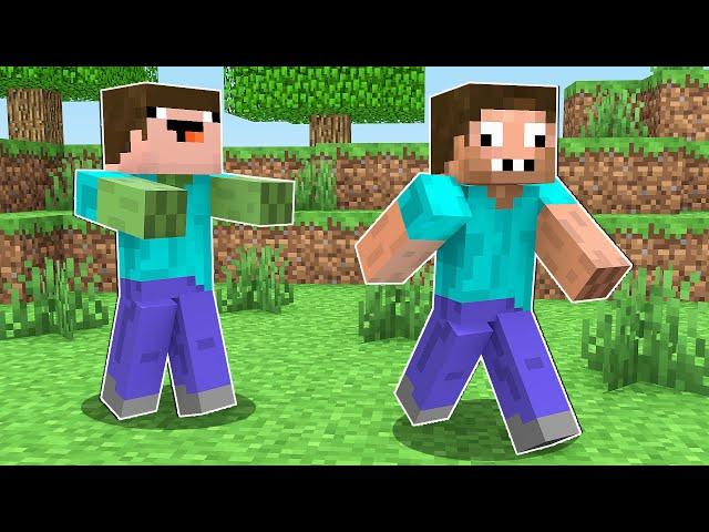 НУБ ЗОМБИ ЗАТРОЛЛИЛ ПРО В МАЙНКРАФТ ! НУБИК И 7 ПРАНКОВ НАД ПРО В MINECRAFT Дак Плей