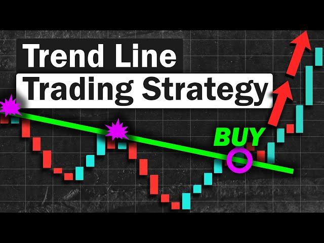 BEST Trend Lines Strategy for Daytrading Forex & Stocks (Simple Technique)