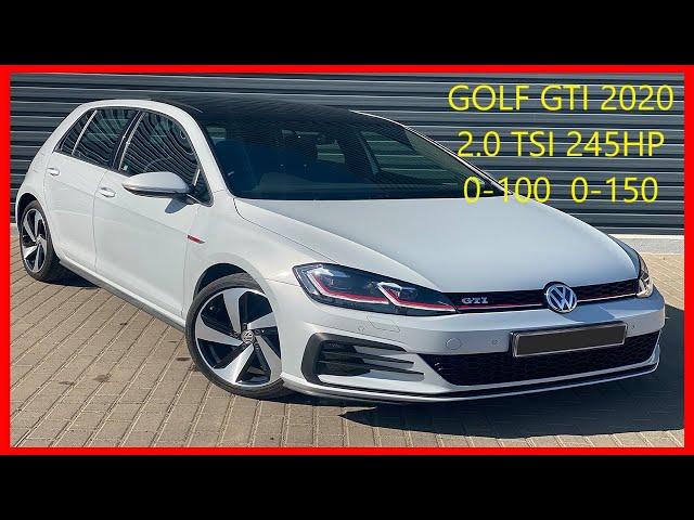 Volkswagen Golf 7.5 GTI Acceleration VII Lift 0-100 0-150 2.0 TSI 245HP 2020 DRAGY