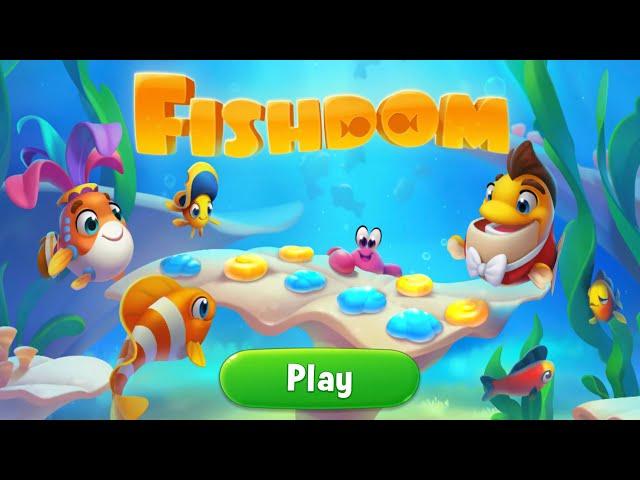 Mobile Game : Fishdom 22 mins Gameplay