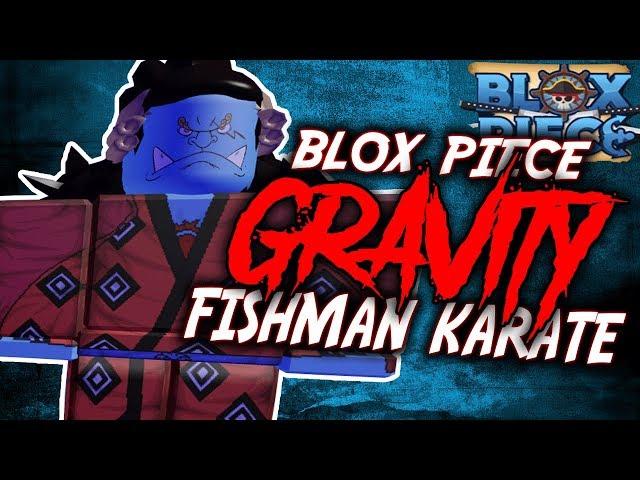 The Power of The Gravity Devil Fruit & Fishman Karate | Blox Piece Update 5 in Roblox | iBeMaine