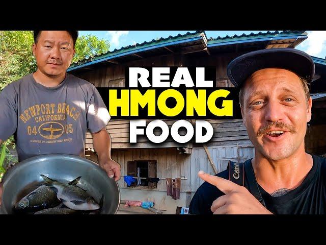 I Was Invited to Cook & Eat With a Hmong Family in a Lao Mountain Village