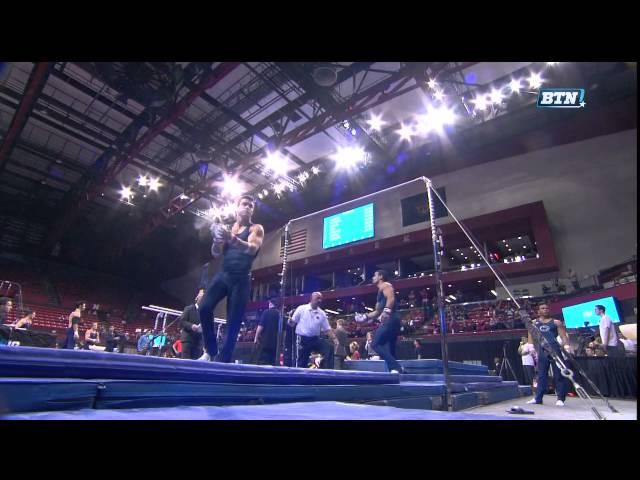 2014 NCAA Men's Gymnastics - Big Ten Team & All Around Championships (720p)_NastiaFan101