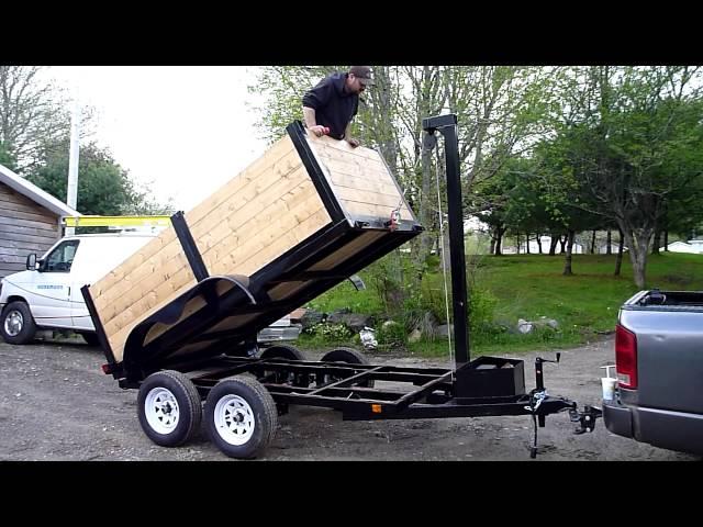 Home made dump trailer