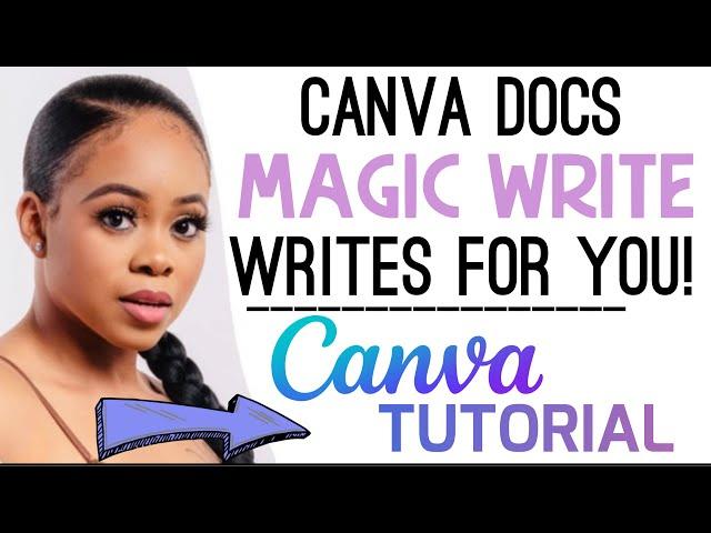 TUTORIAL | How to use Canva's NEW AI Copywriting Assistant | Canva Docs Magic Write