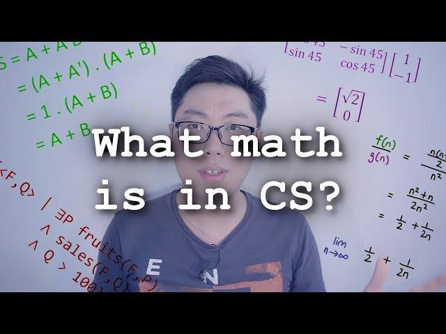 What math is in Computer Science?